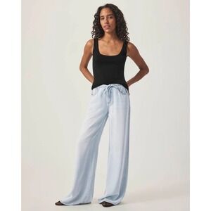 Splendid Tencel Wide Leg Pants Light Wash S Soft Lyocell High Rise NWOT Womens‎